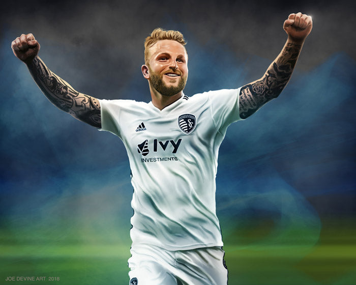 johnny russell sporting kc jersey