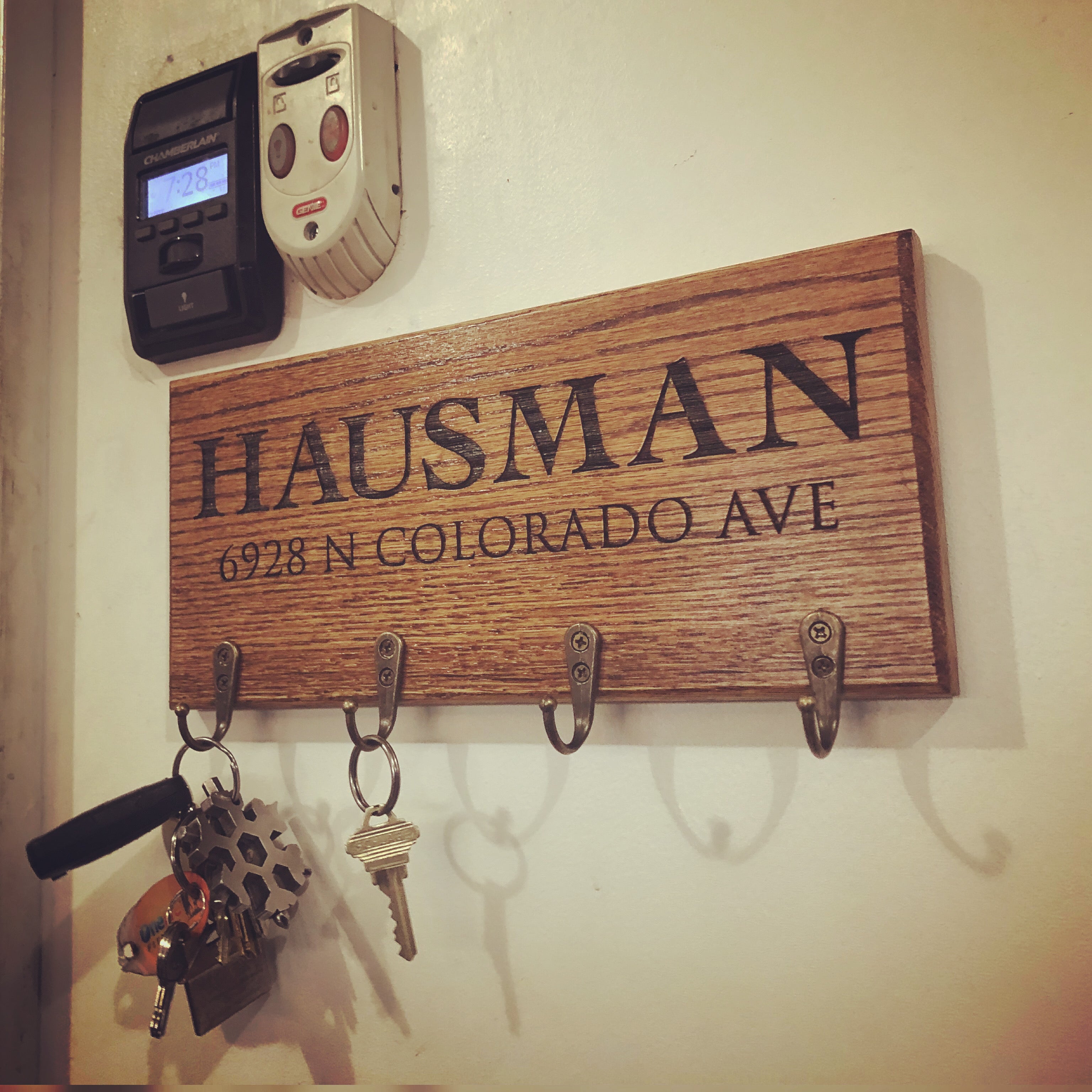 Personalized Key Hanger
