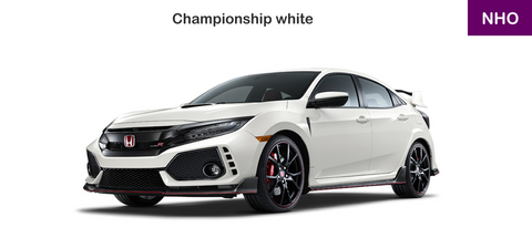 HONDA NH0 CHAMPIONSHIP WHITE vinyl wrap