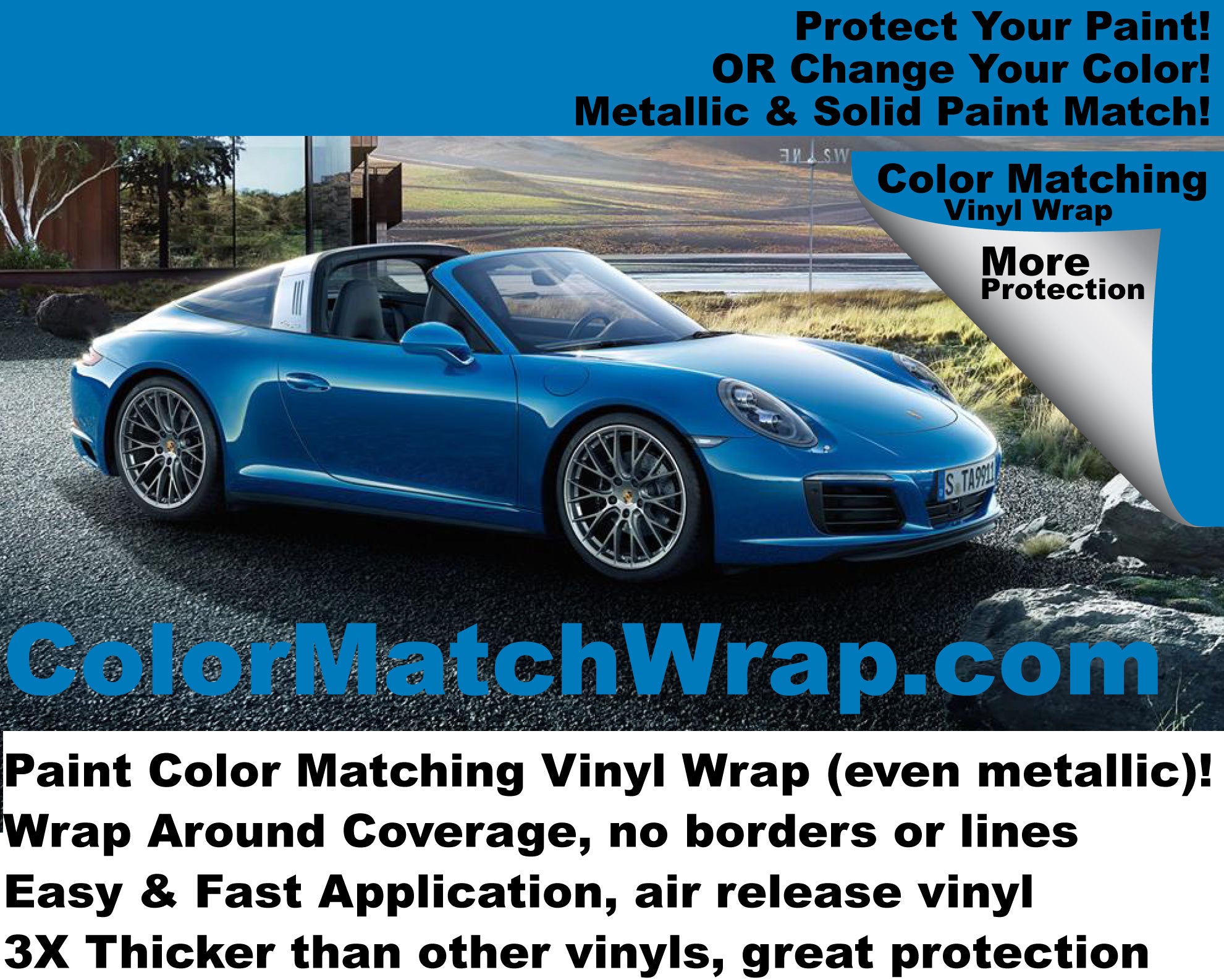 body Paint Color Match car Vinyl Wrap