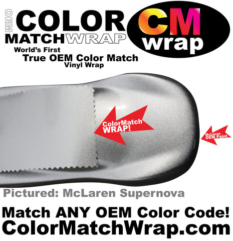 Buy McLaren Paint Colors in Vinyl Wrap: Color Match Wrap