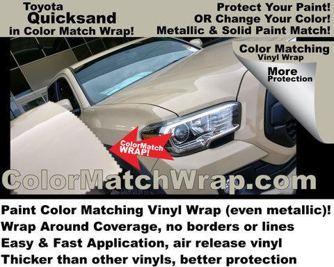 Toyota Quicksand 4V6 available in a vinyl wrap!
