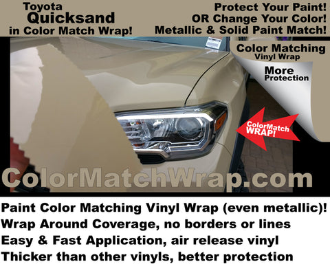 Where to get Toyota Quicksand 4V6 vinyl wrap!