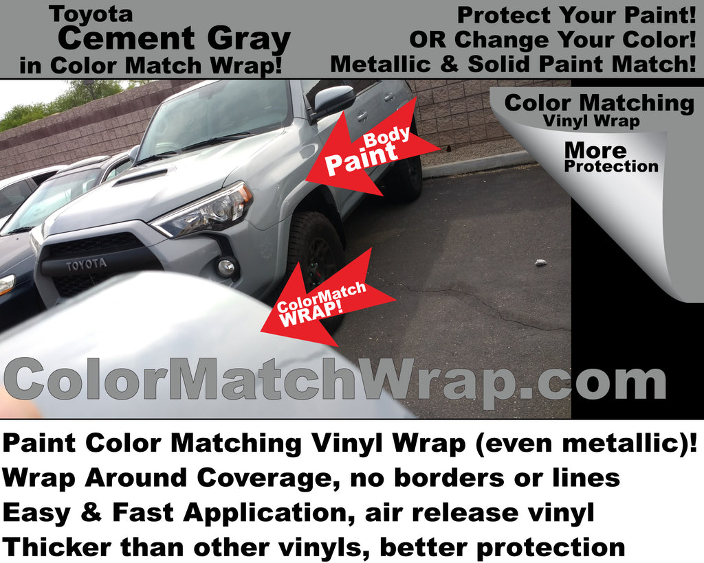 Color Match Wrap OEM Paint Code Color Matching Vinyl Wrap.