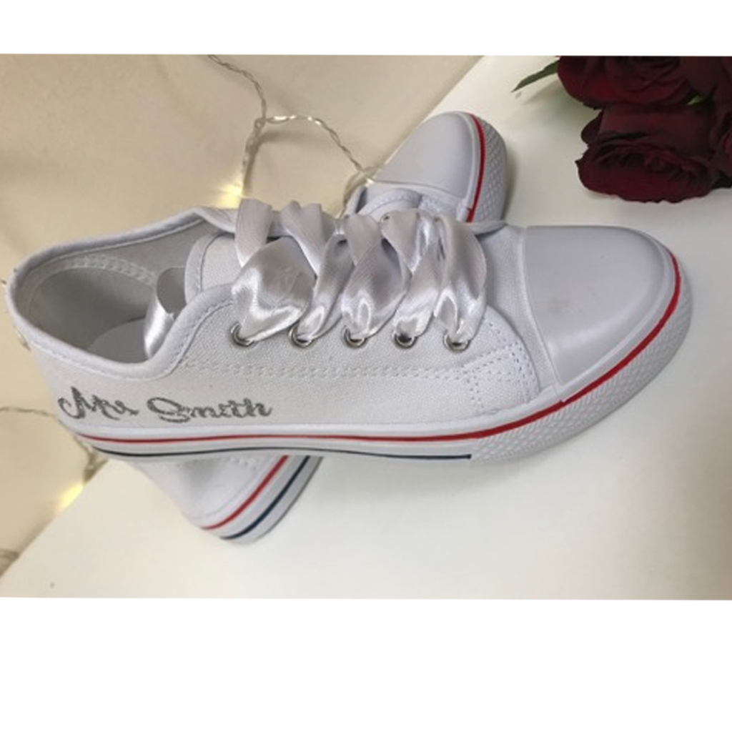 personalised wedding shoes