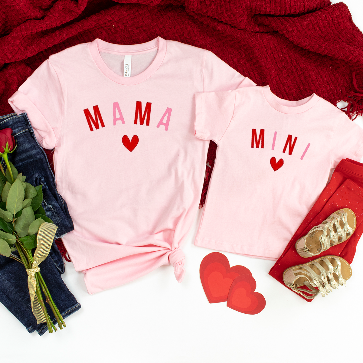 Mama Mama's Mini Twinning - Valentine's Heart Edition. Mum & Daughter ...