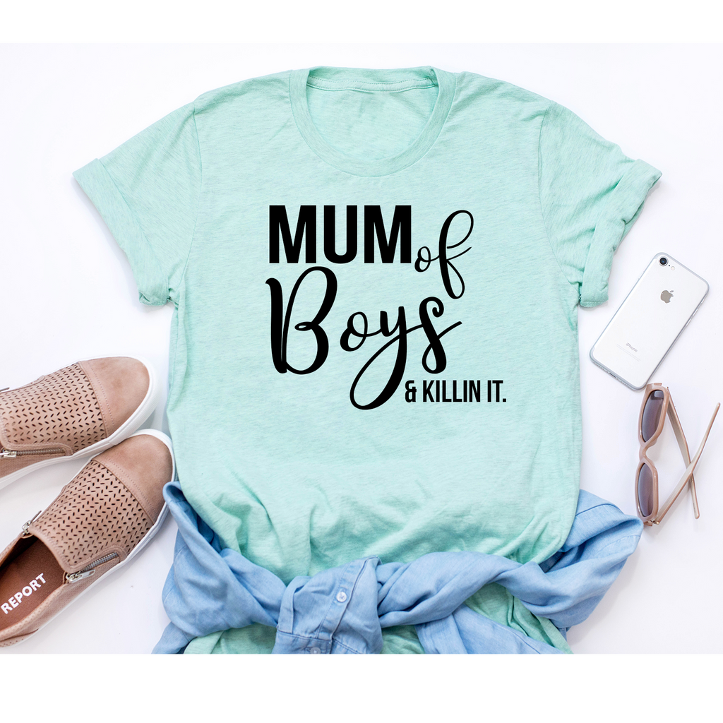 mum of boys hoodie