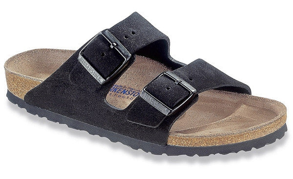 birkenstock arizona black suede