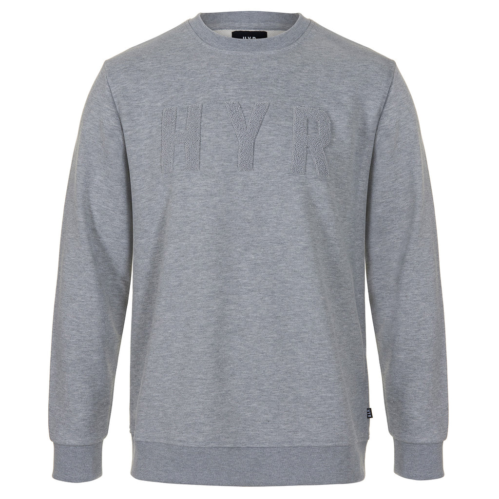 Emblem Sweater - Pebble Grey - HYR London