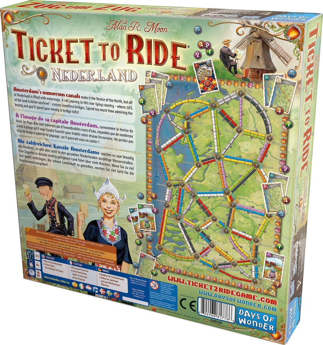 Uitvoerbaar beginnen Uitgaven Ticket To Ride: Nederland Map – Kitty Hawk Kites Online Store