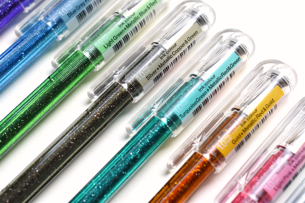 Pentel Hybrid Dual Metallic Gel Pens