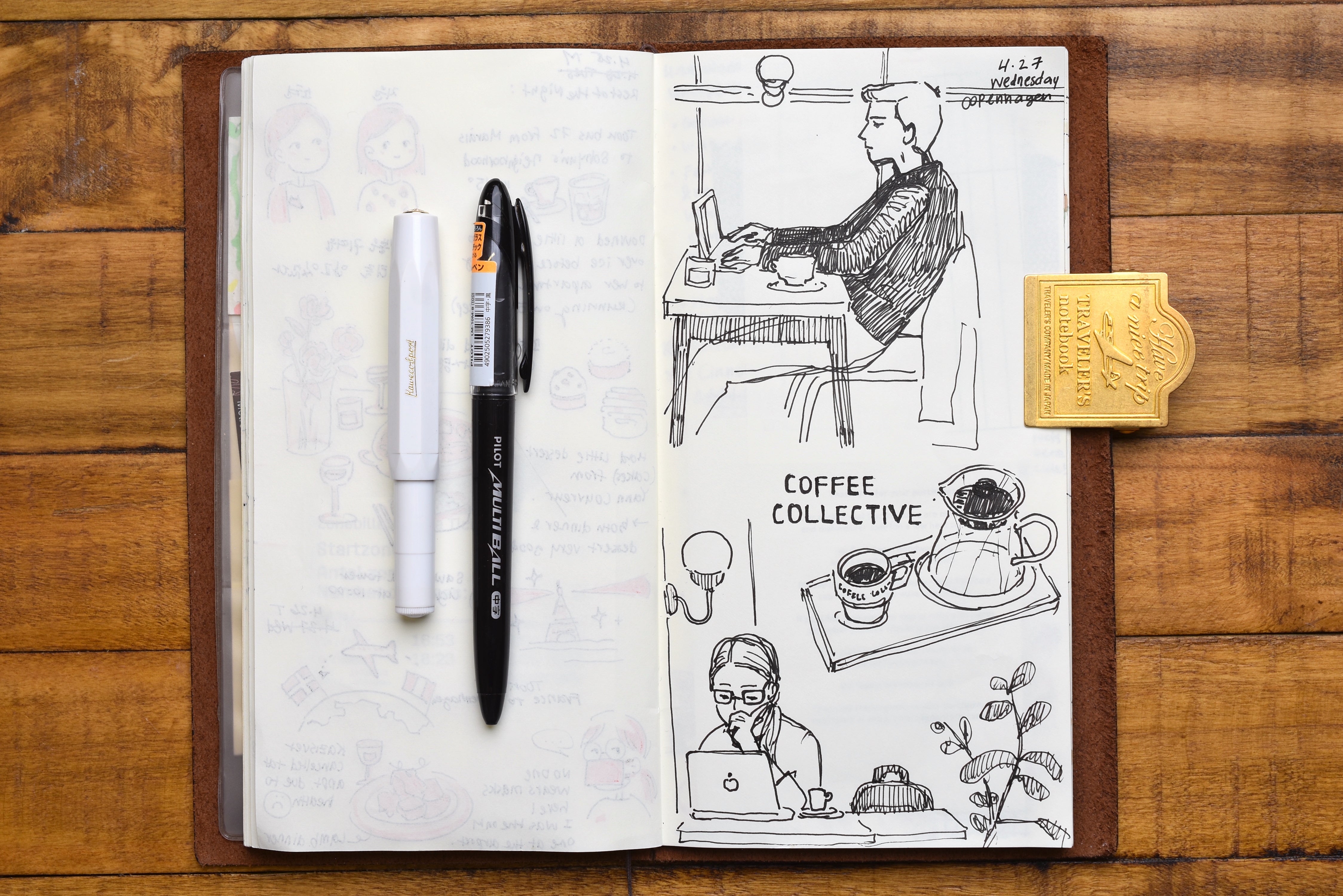 Sketching in a Traveler's Notebook: An Introvert's Guide to Sketching –  Yoseka Stationery