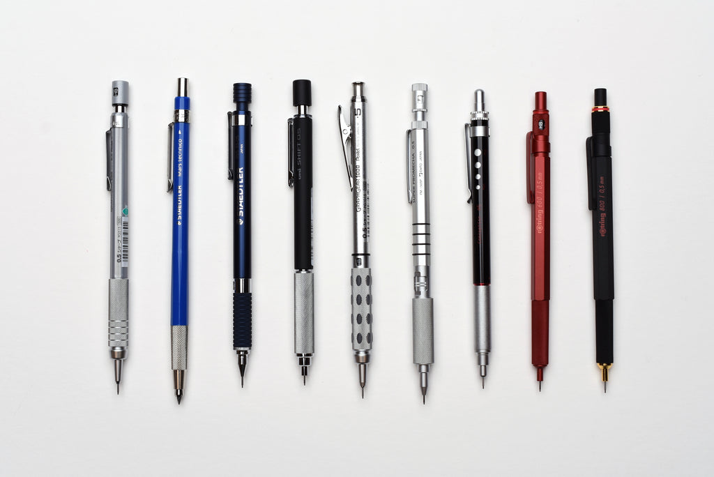 A Comparison of Mechanical Drafting Pencils – Yoseka Stationery