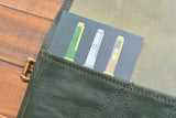 The Superior Labor Leather Roll Pen Case - Yoseka Green