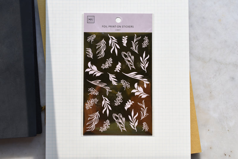 mu-print-on-gold-foil-stickers-leaf-fronds-2-yoseka-stationery