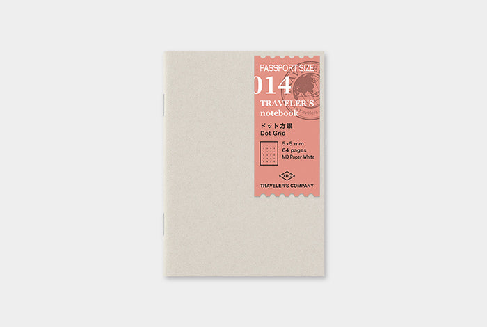 Passport Size Refill - Dot Grid - 014 – Yoseka Stationery