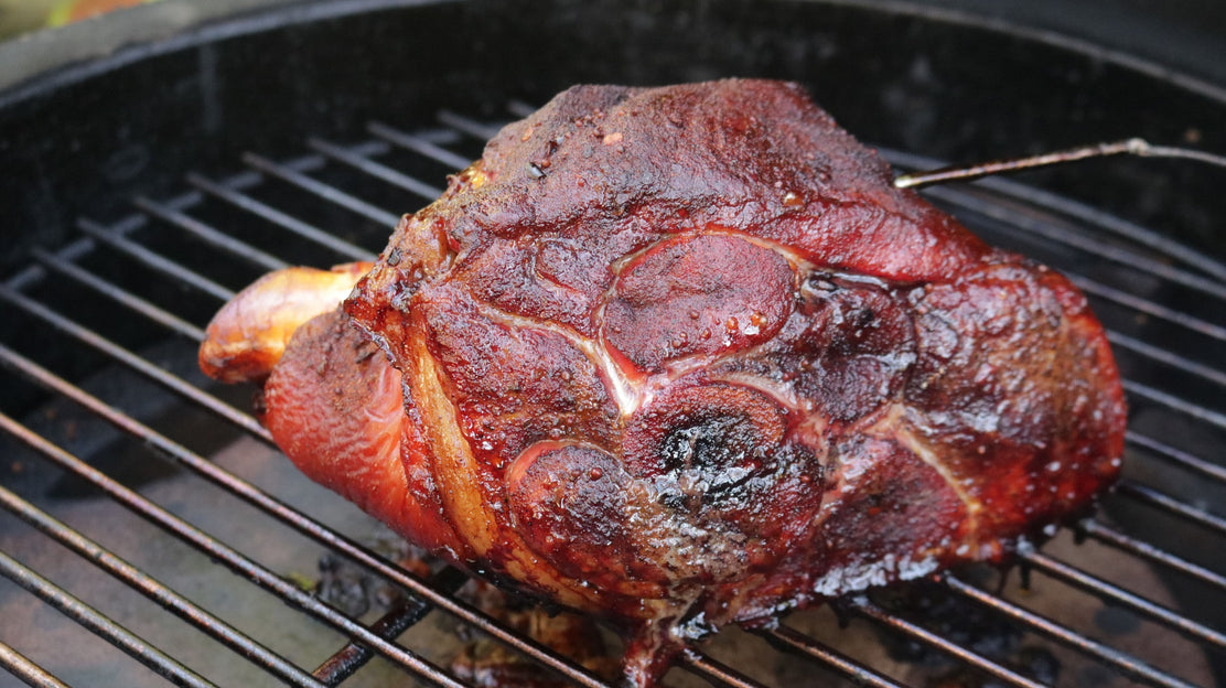 Smoked Picnic Shoulder on a KamadoStyle Grill Armadillo Pepper