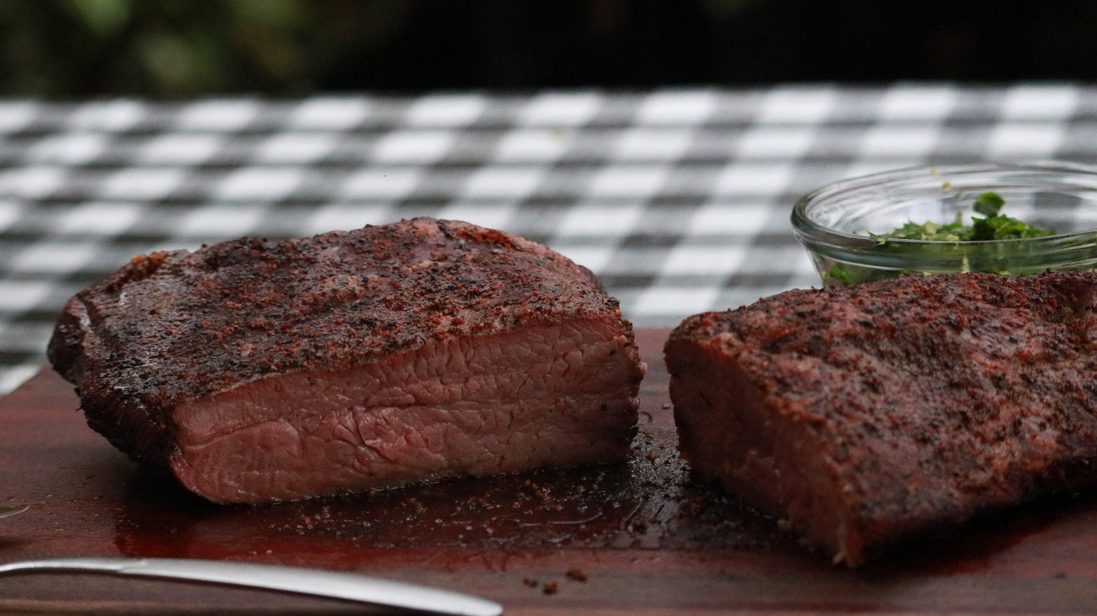 Sous Vide TriTip Cooked using the Anova Precision Cooker Armadillo