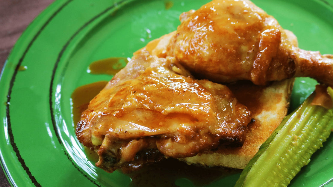 Nashville Hot Chicken in the Big Easy OilLess Fryer Armadillo Pepper