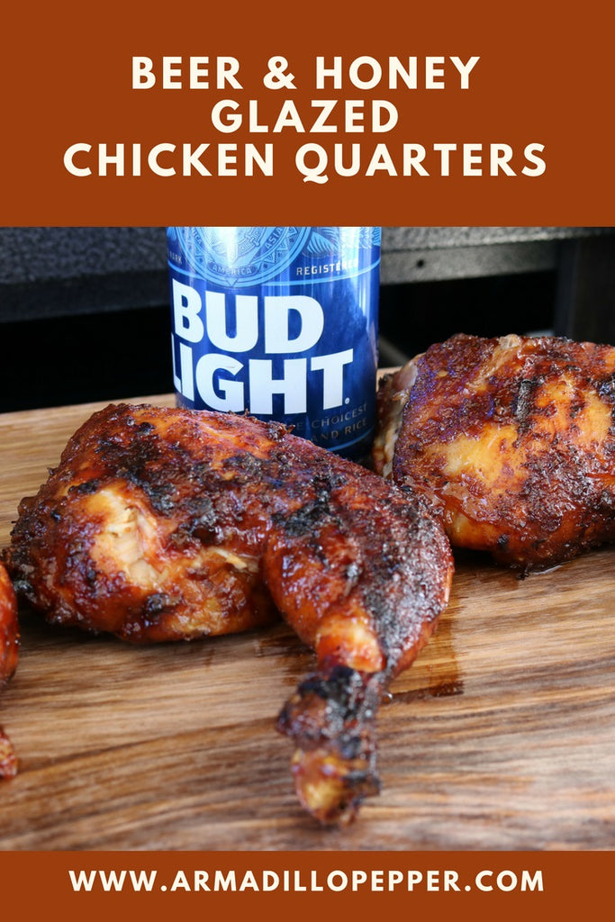 Beer & Honey Glazed Chicken Quarters