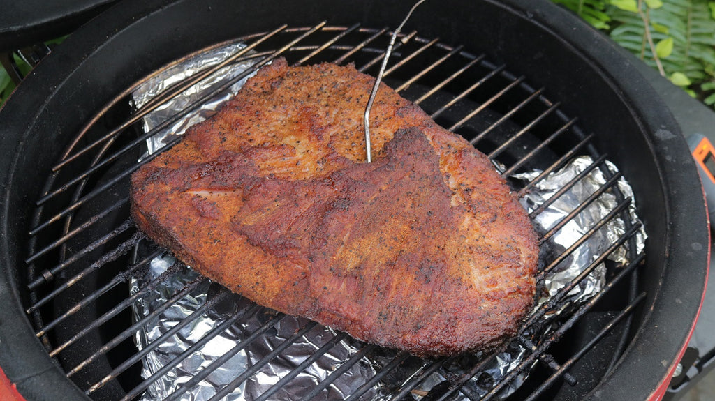 Brisket on Grill