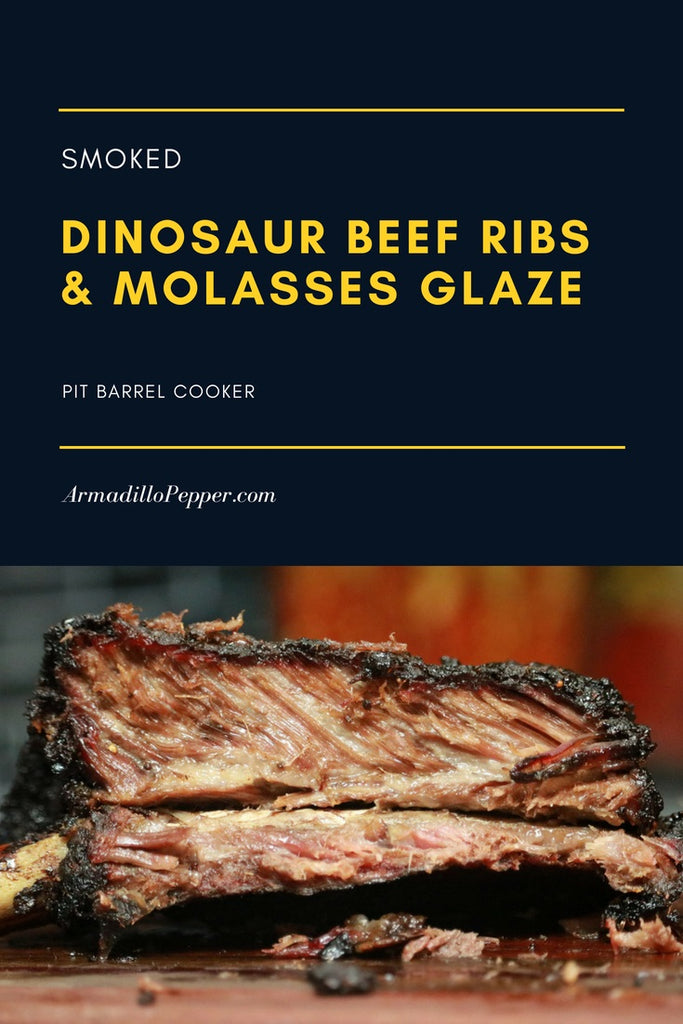 Dinosaur Beef Ribs with Molasses Glaze