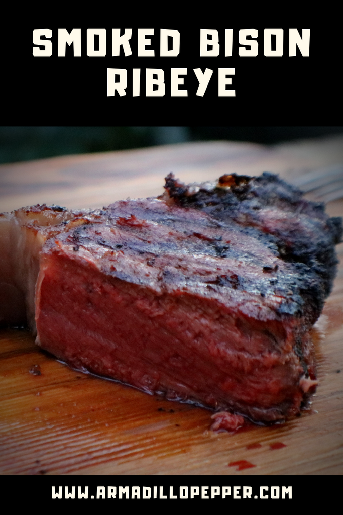 Smoked Bison Ribeye Steak