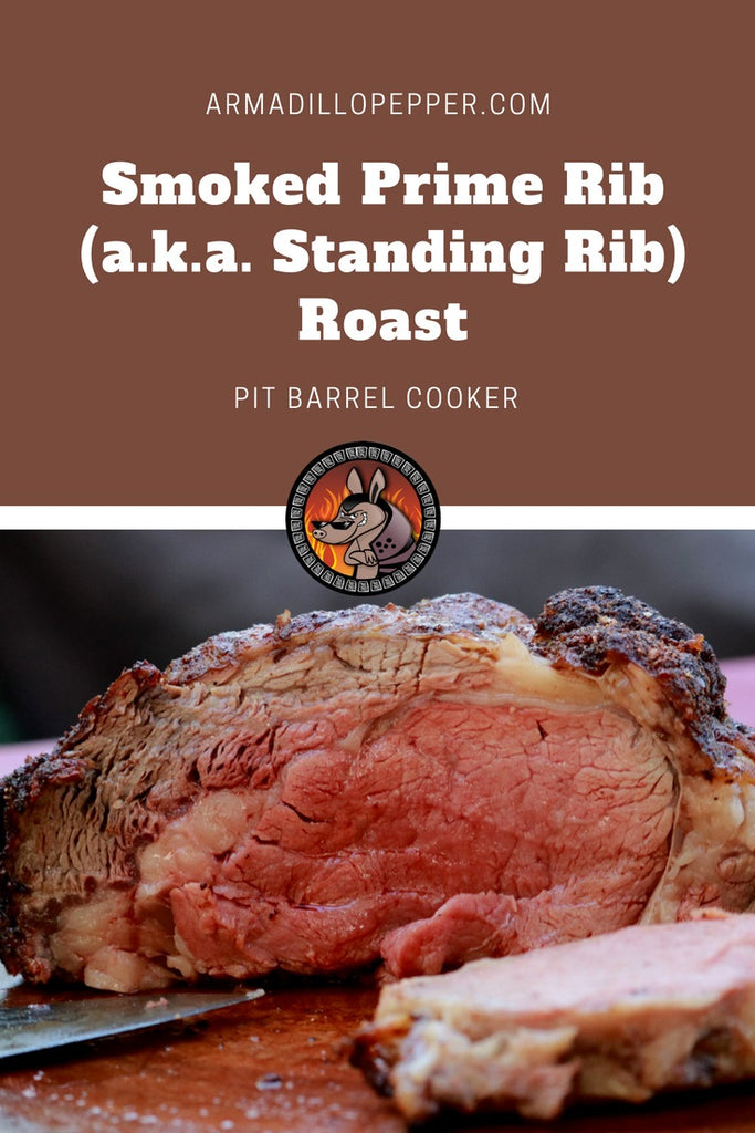 Smoked Prime Rib Roast in the Pit Barrel Cooker