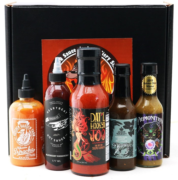 Armadillo Pepper's Craft Hot Sauce Gift Set Includes 5