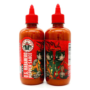 Sauce Brothers O.G. Habanero Pepper Sauce Front and Back Label