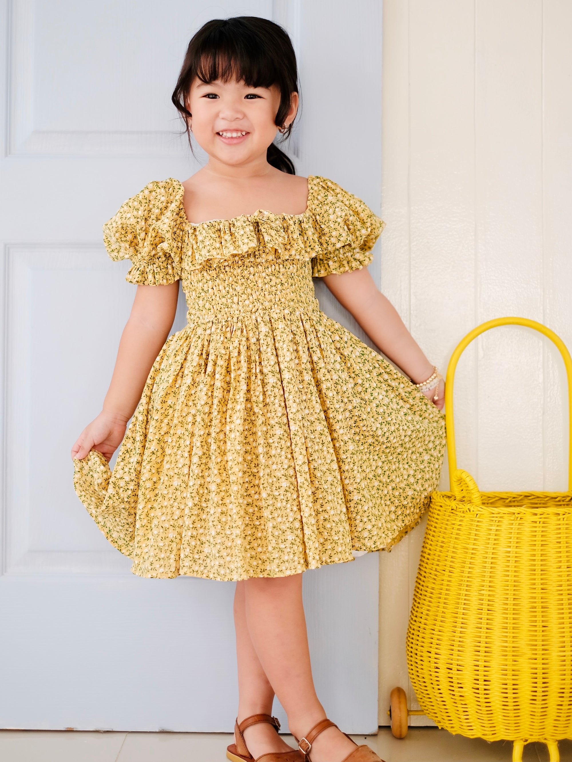 Odessa Dress | Yellow