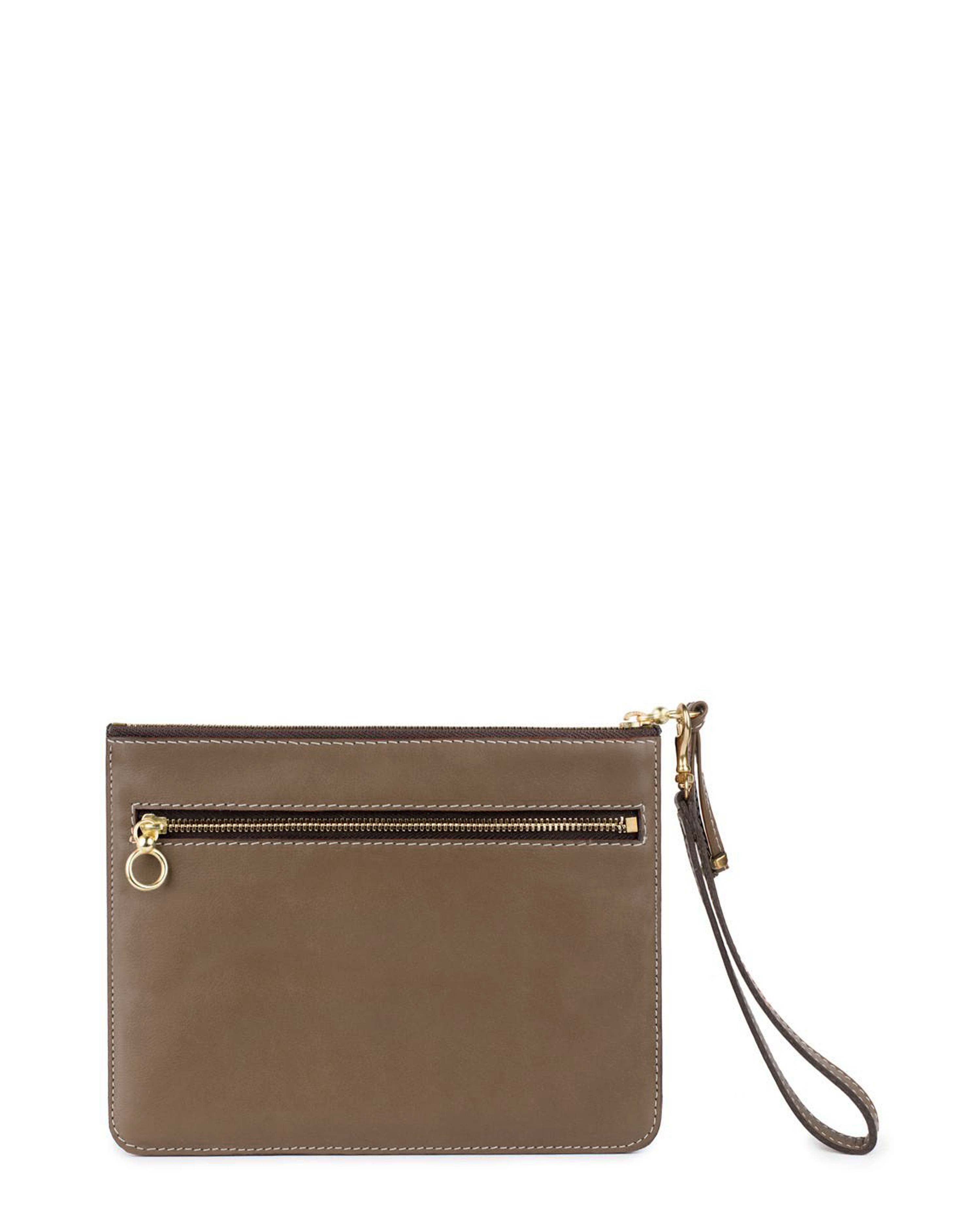 Luz Zip Around Wallet in Sienna Napa