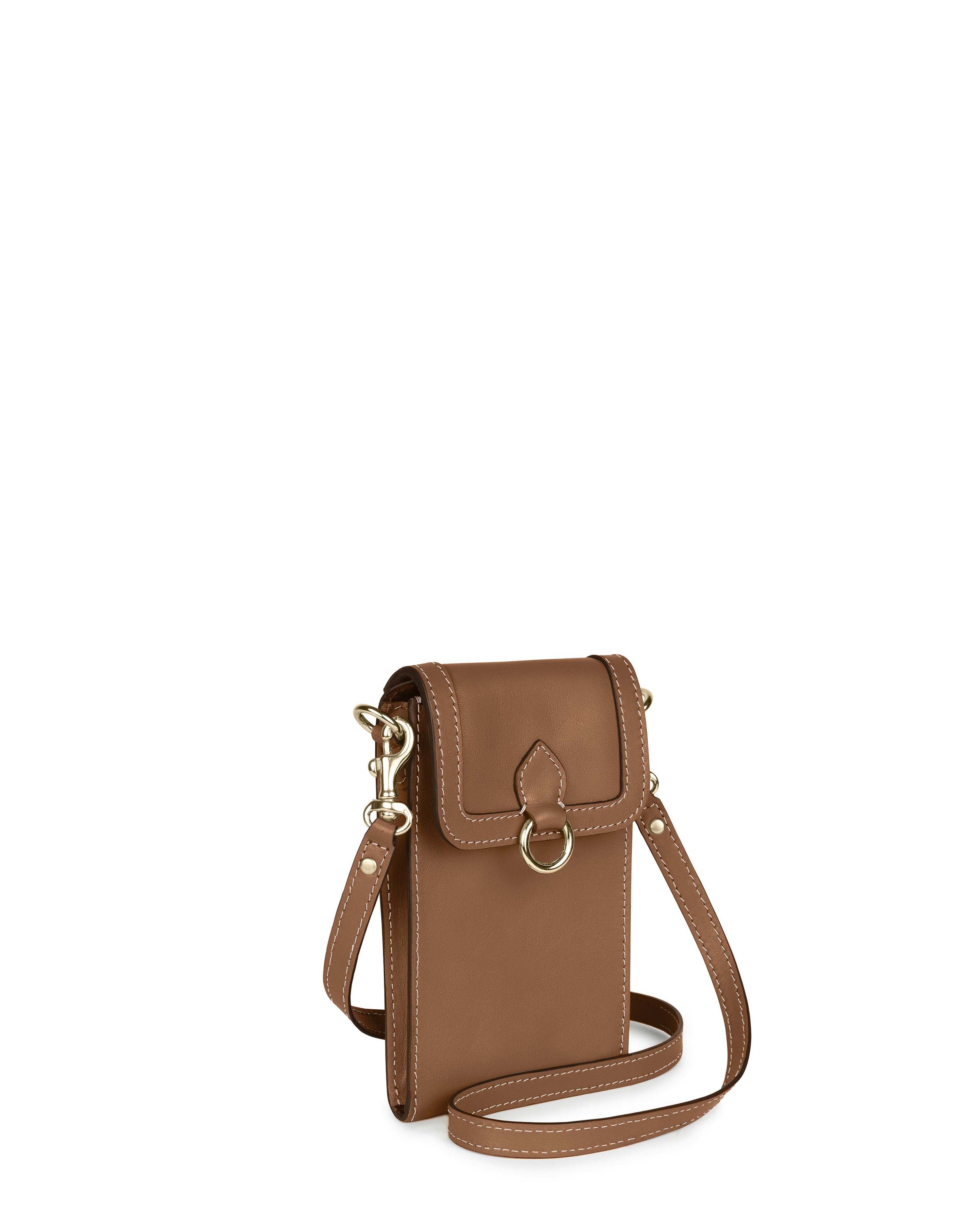 Luz Zip Around Wallet in Sienna Napa