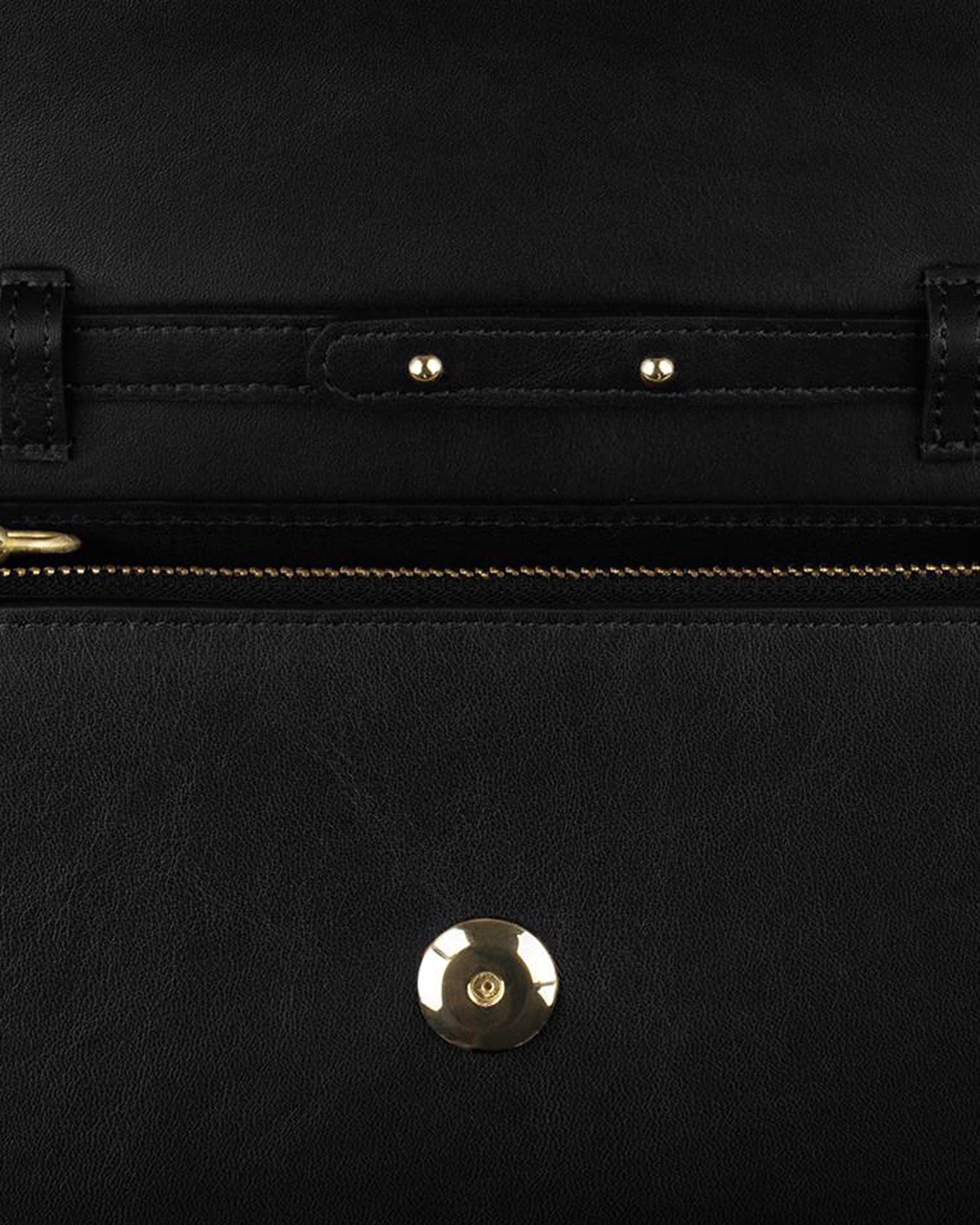 GITANA WALLET in Black Napa