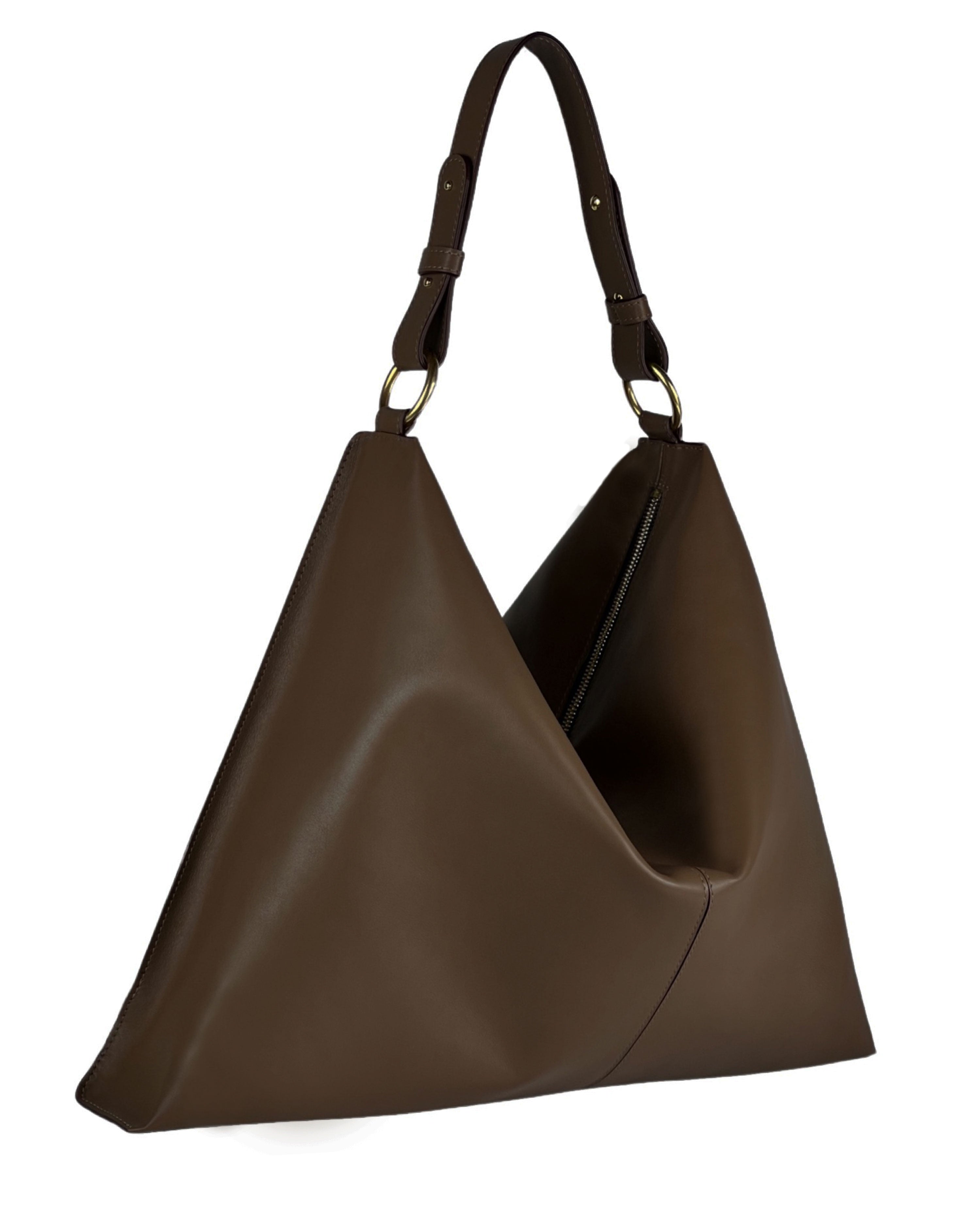 Sancha Extra Large Tote Bag in Umber Napa