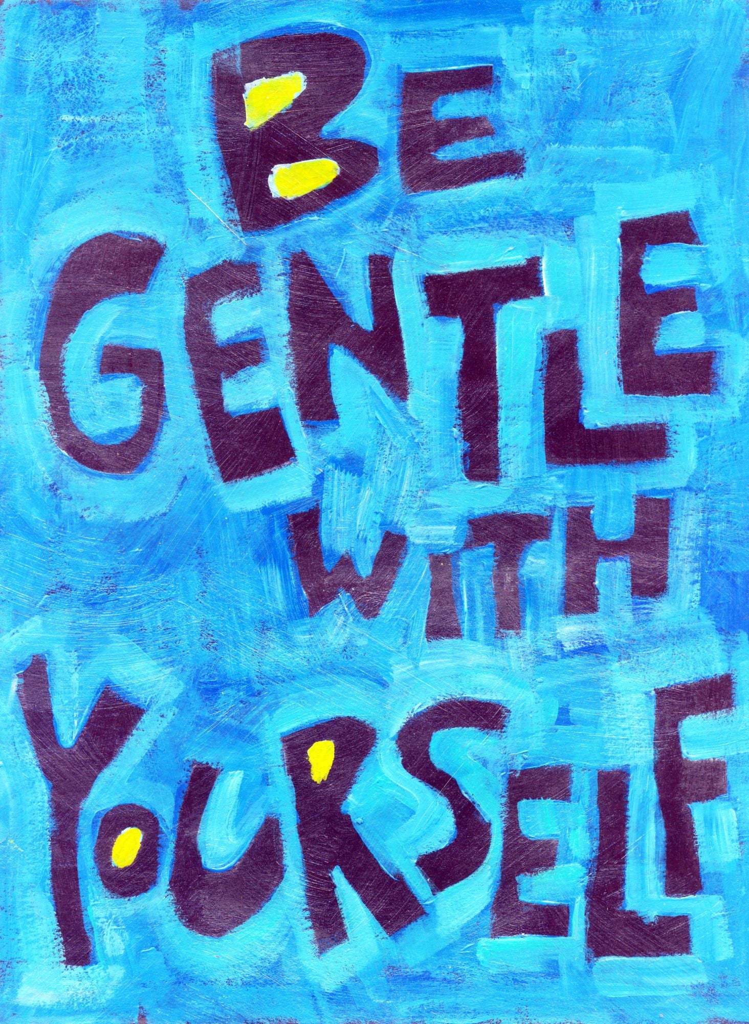 Be Gentle with Yourself -Motivational Wall Decor & Posters -$9.99 | WordPosters