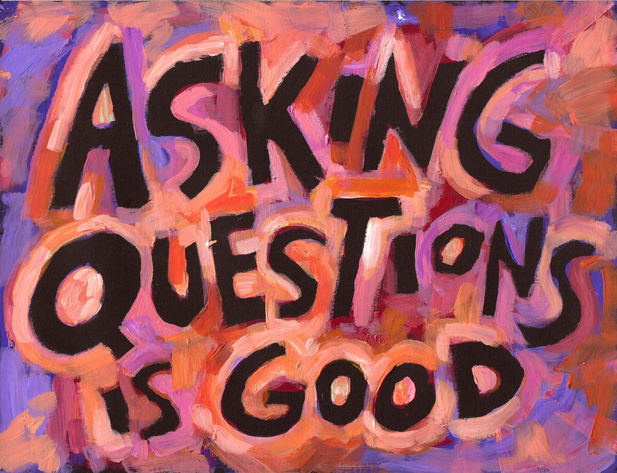 Asking Questions Is Good Wall Posters For Teachers 3 Sizes 999 9708