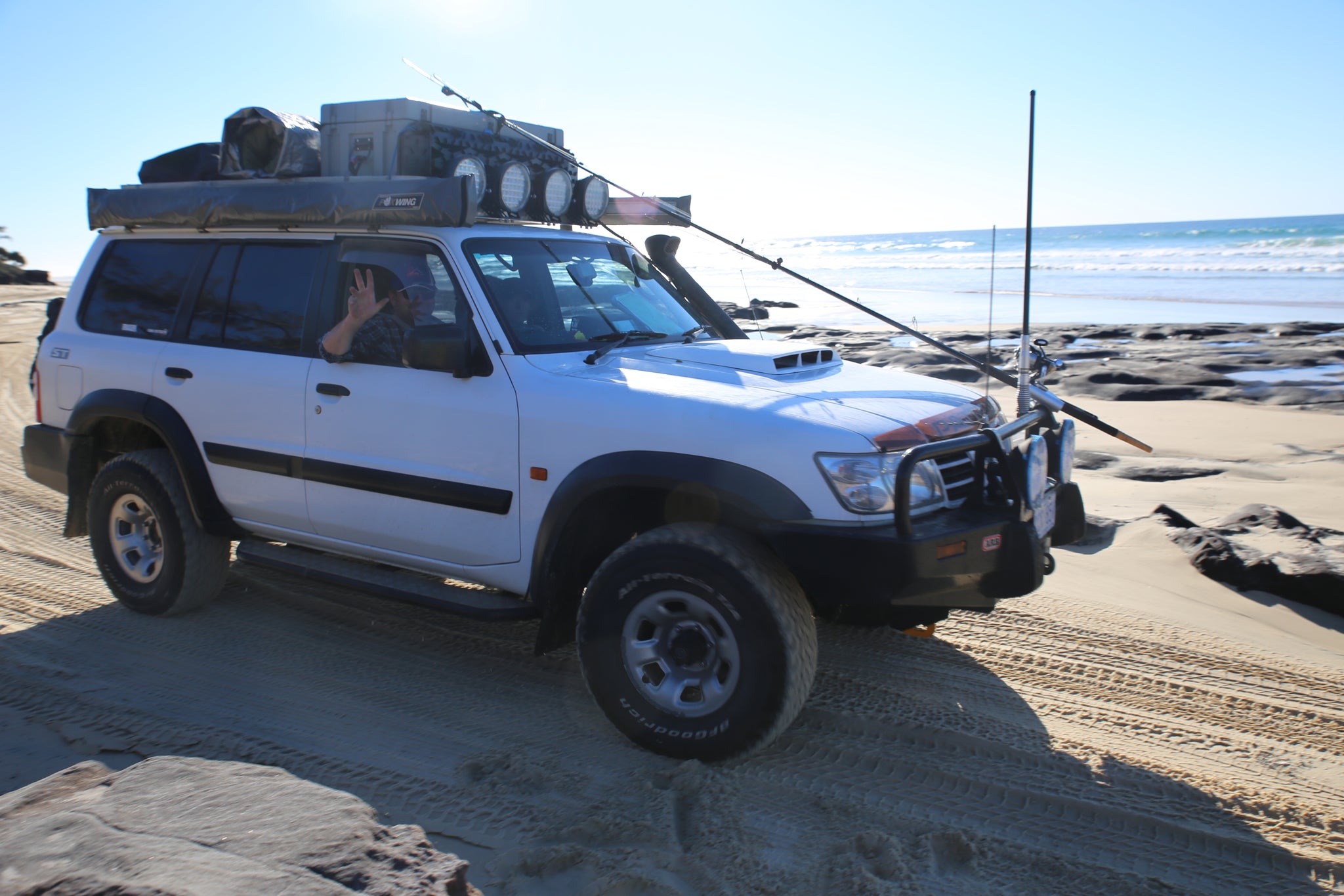 Fraser Island, Australia. Landcruiser 4wd