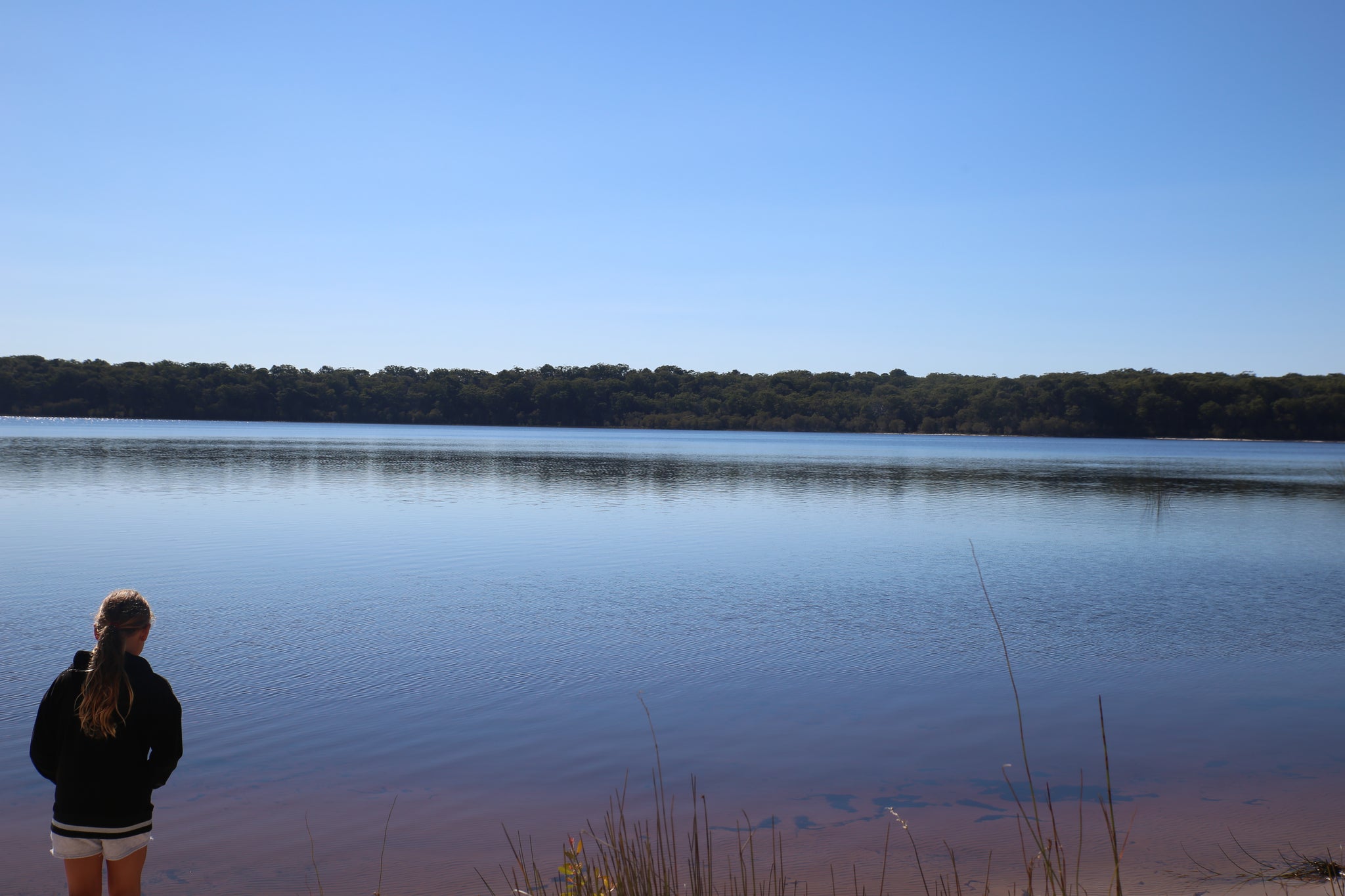 lake boomanjin, fraser island