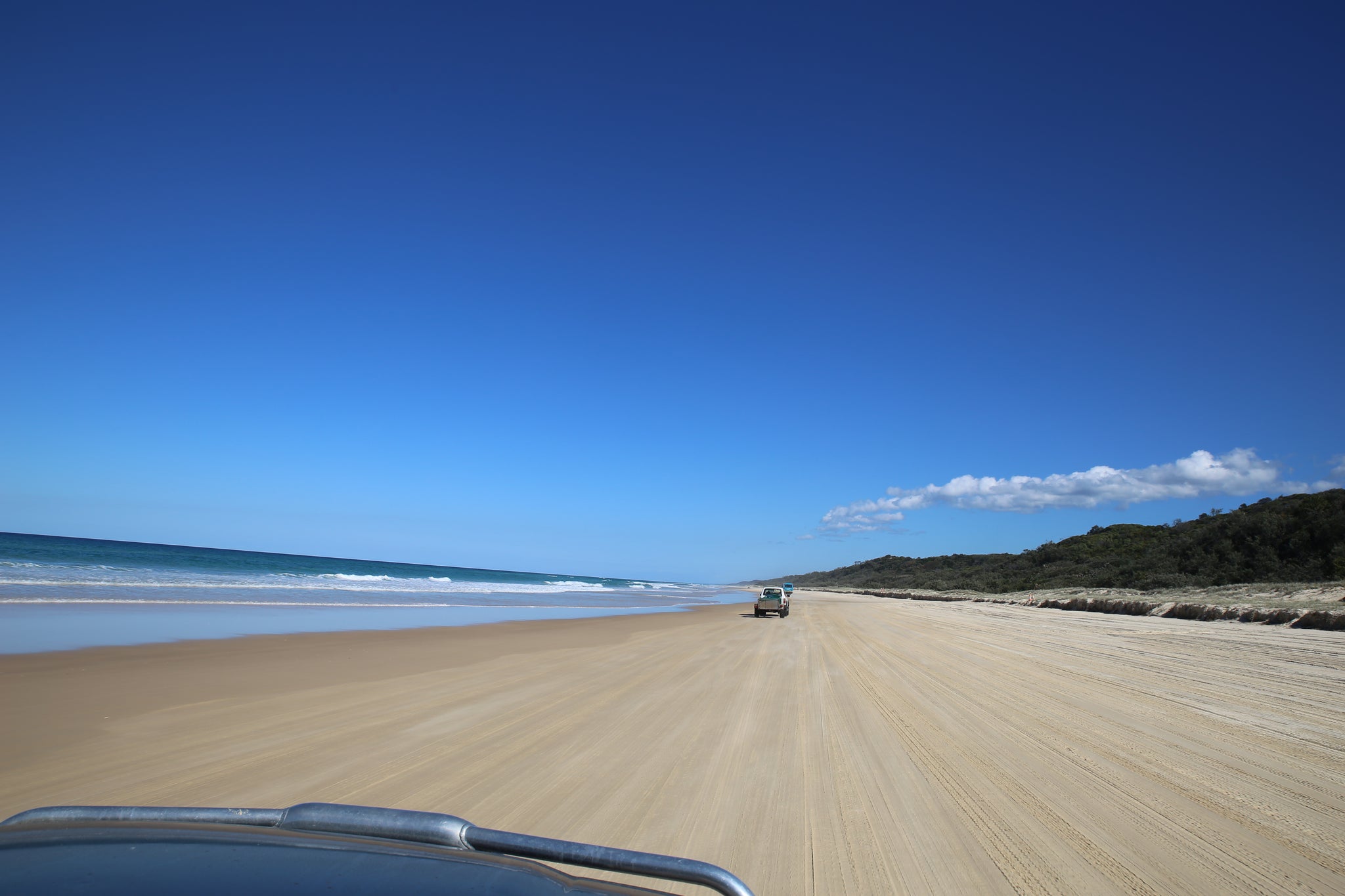 Fraser Island beach drive