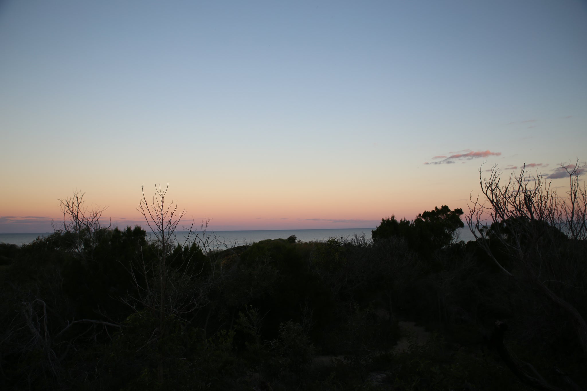Fraser Island east coast sunset
