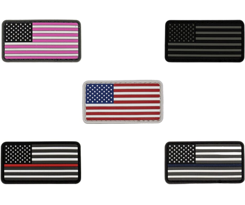 Morale Patches Choose Style - Embroidered American Flag Patch - USA, Thin  Blue Line, Thin Red Line 2 x 3 Patch w/ Velcro/Hook backing