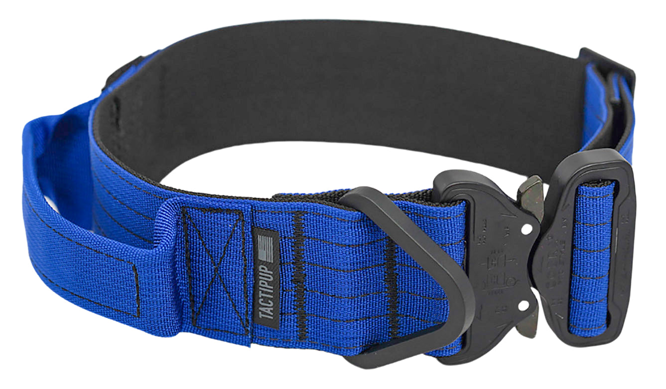 Extreme Tactical Dog Collar with Handle and Cobra Buckle - Tactipup