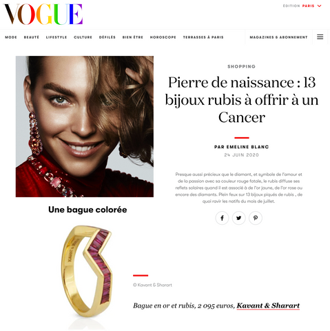 Vogue Paris Kavant & Sharart