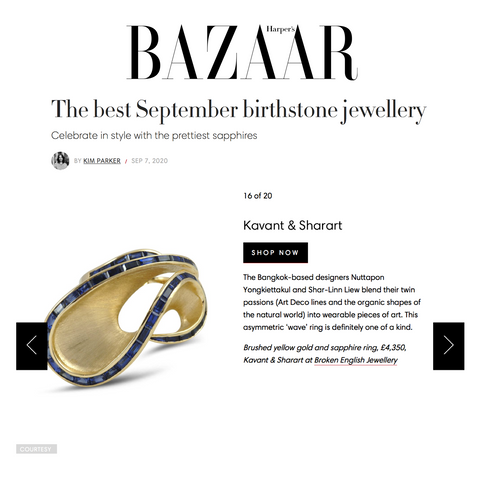 Kavant & Sharart featured in Harper's Bazaar 
