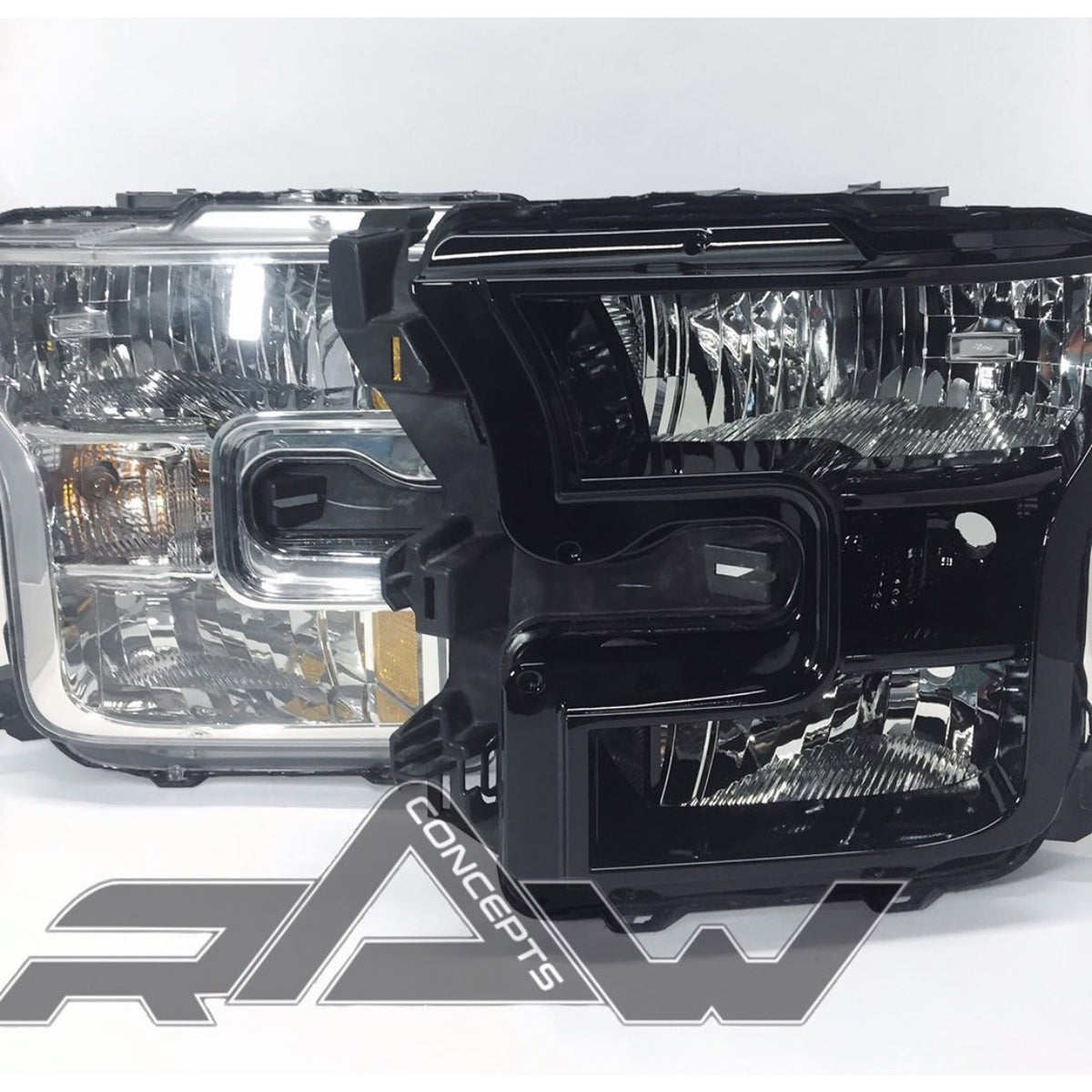 color matched f150 headlights