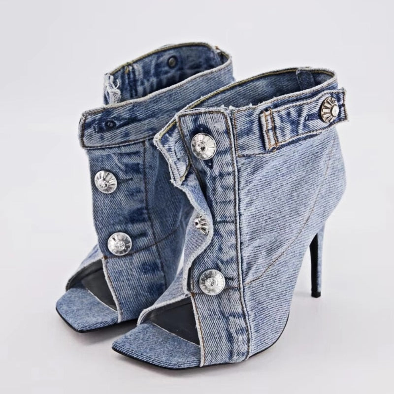 Image of Cordova Denim High Heels