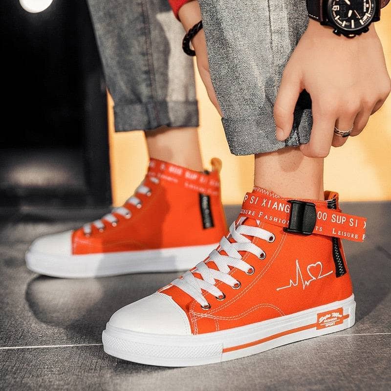 Breeze Canvas High Top Women Lace Shoes