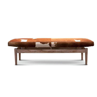 Marcel Cowhide Bench Ottoman Ottaman Bench Cowhide Bench