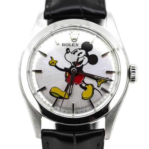 rolex with mickey mouse